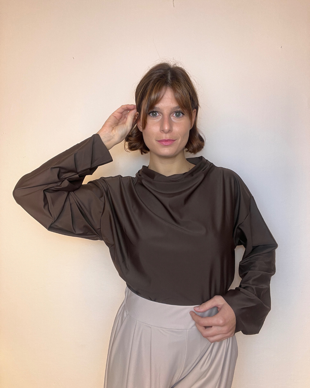 Essenza blusa maniche lunghe