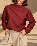 Essenza blusa maniche lunghe