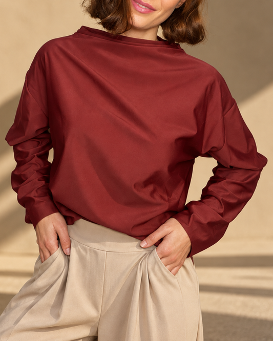 Essenza blusa maniche lunghe