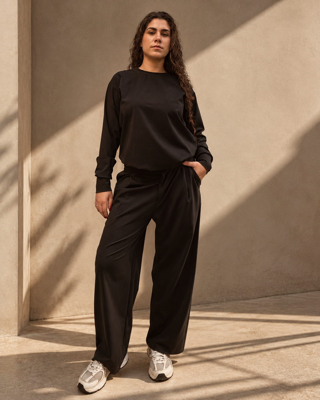 Pantalone wide leg genderless