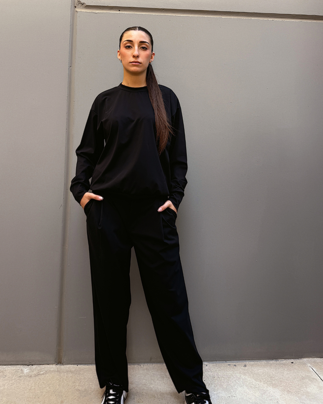 Pantalone wide leg genderless